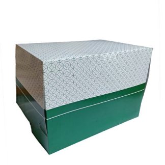 2 KATLI PASTA KUTUSU 25 ADET YEŞİL SPK571 450x350x320 MM