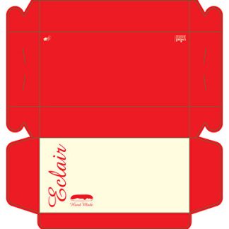 KIRMIZI EKLER KUTUSU (100 Adet) (120x240x050)