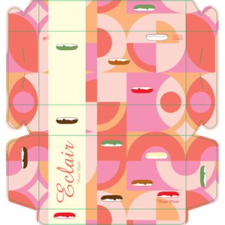 RENKLI EKLER KUTUSU (100 Adet) (120x240x050)